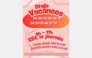 Stages vacance